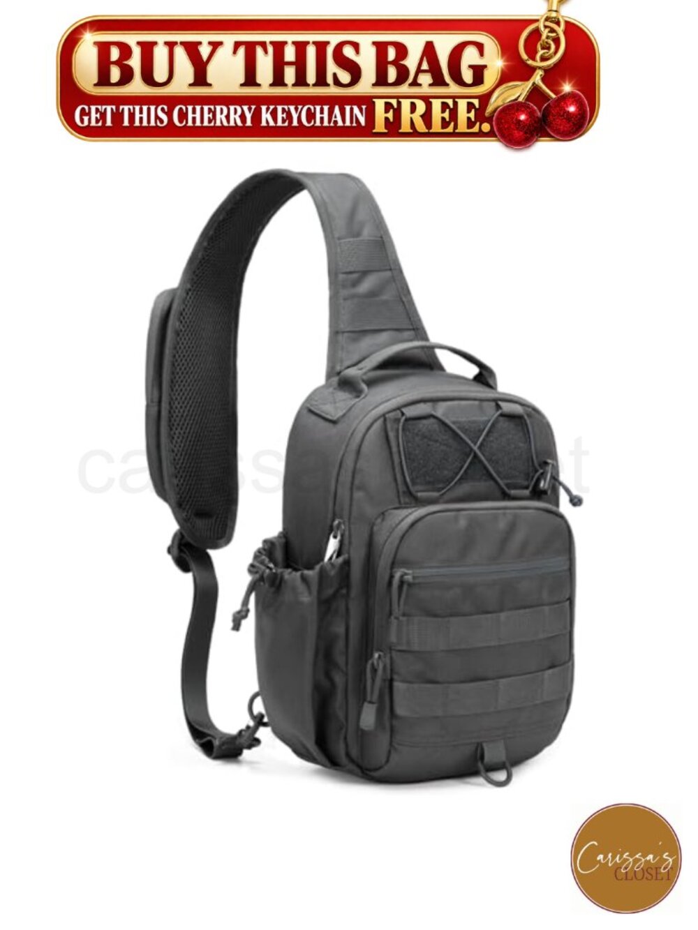 ✨HALOVIE Anti-Theft Tactical Sling Bag RFID Crossbody EDC Molle